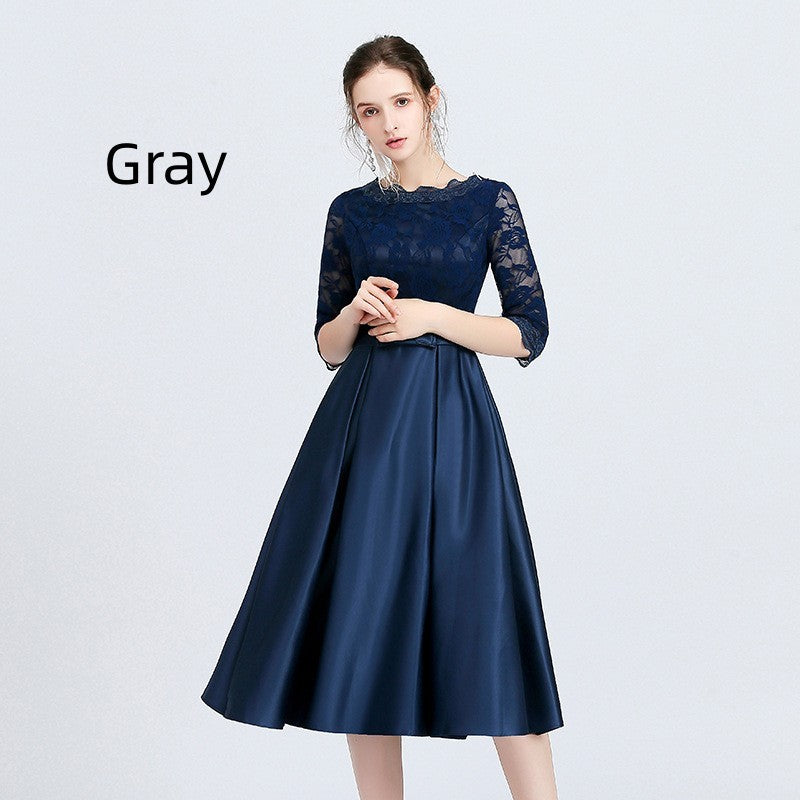 Versatile Casual Mid Length Evening Dress For Women