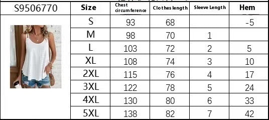 Double Shoulder Camisole Round Neck Print Innerwear Sleeveless Bottoming Shirt